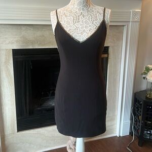 Beaded Straps Slip Dress